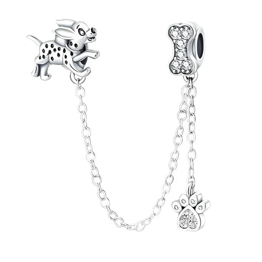 Dog Lover Safety Chain Charm