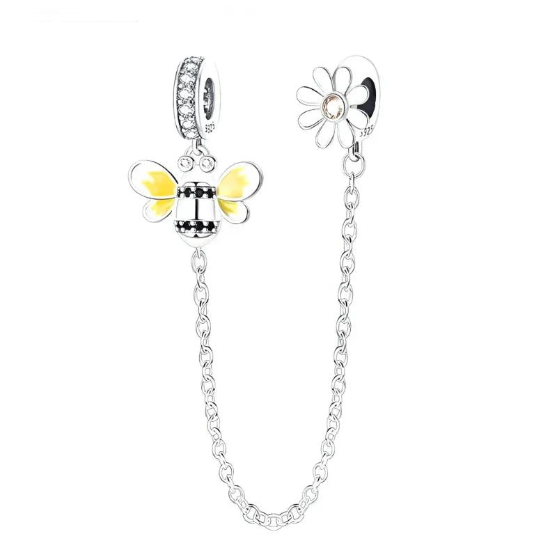 Bee Safety Chain Charm