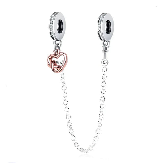 Family Love Safety Chain Charm