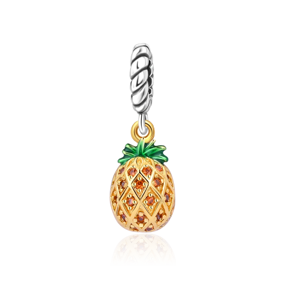 Gold Pineapple Charm