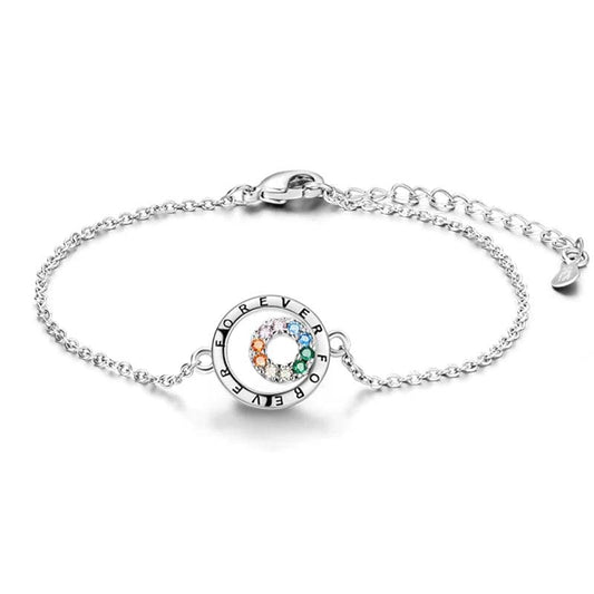 Forever Circle Gemstone Bracelet