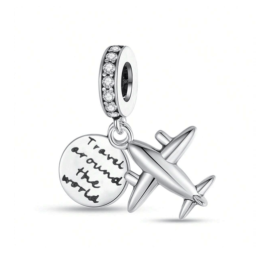 Travel Around the World Dangle Charm