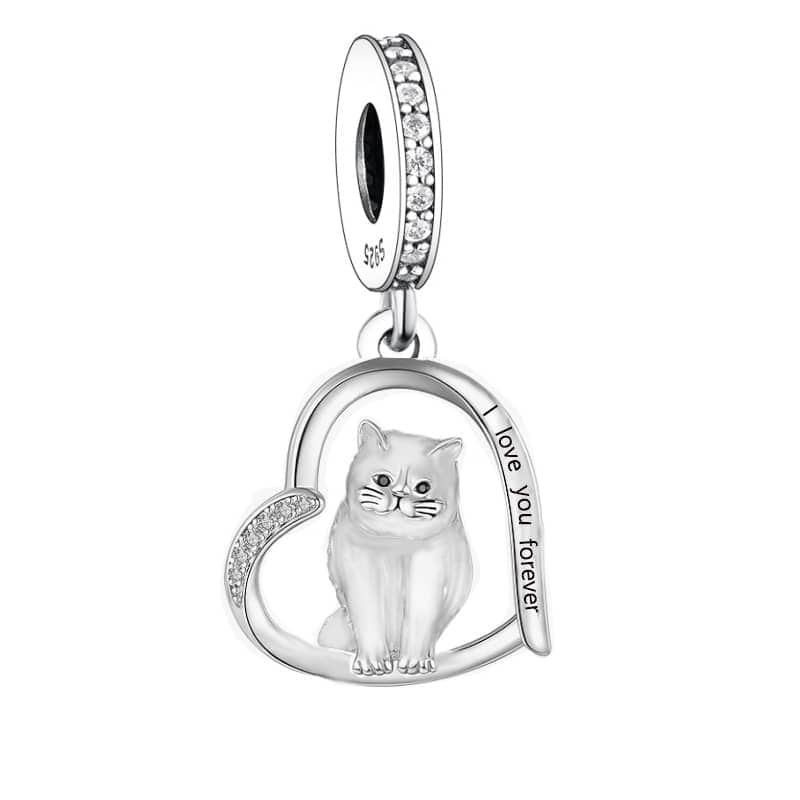 British Shorthair Cat Dangle Charm