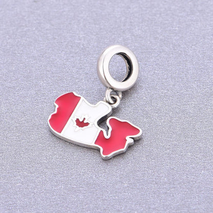 Canada Map Dangle Charm