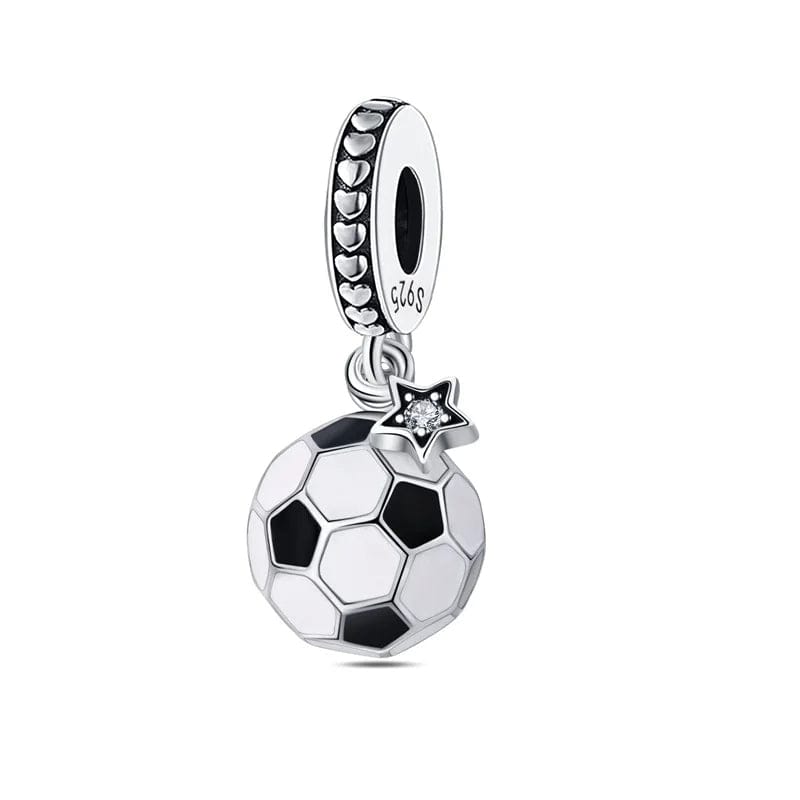 Football Star Dangle Charm