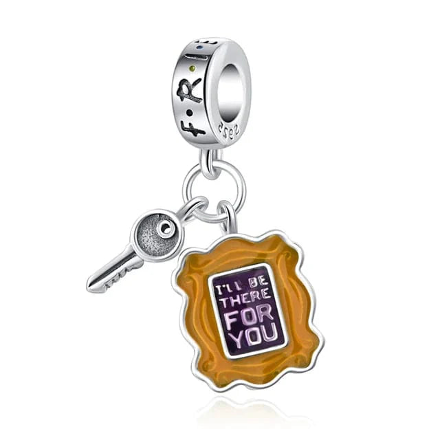 Friends TV Series Key and Peephole Dangle Charm