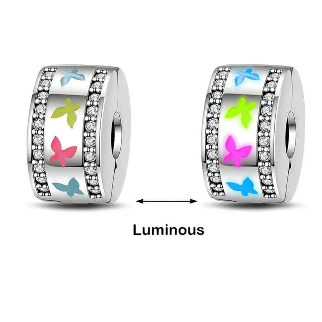 Glow in the Dark Luminous Butterflies Charm