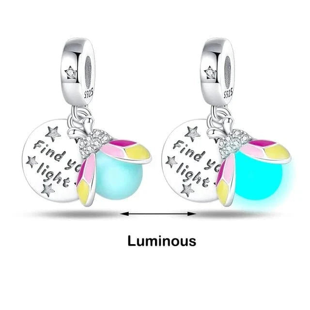 Glow in the Dark Luminous Firefly Charm