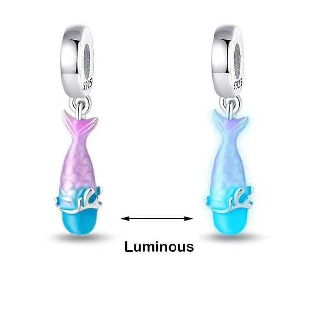 Glow in the Dark Luminous Fish Charm