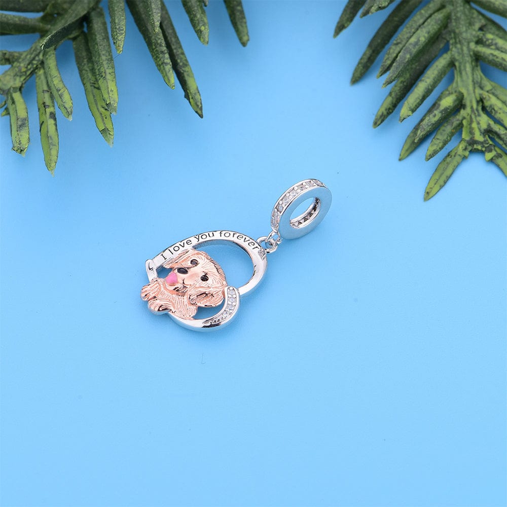 Golden Retriever Dog Charm