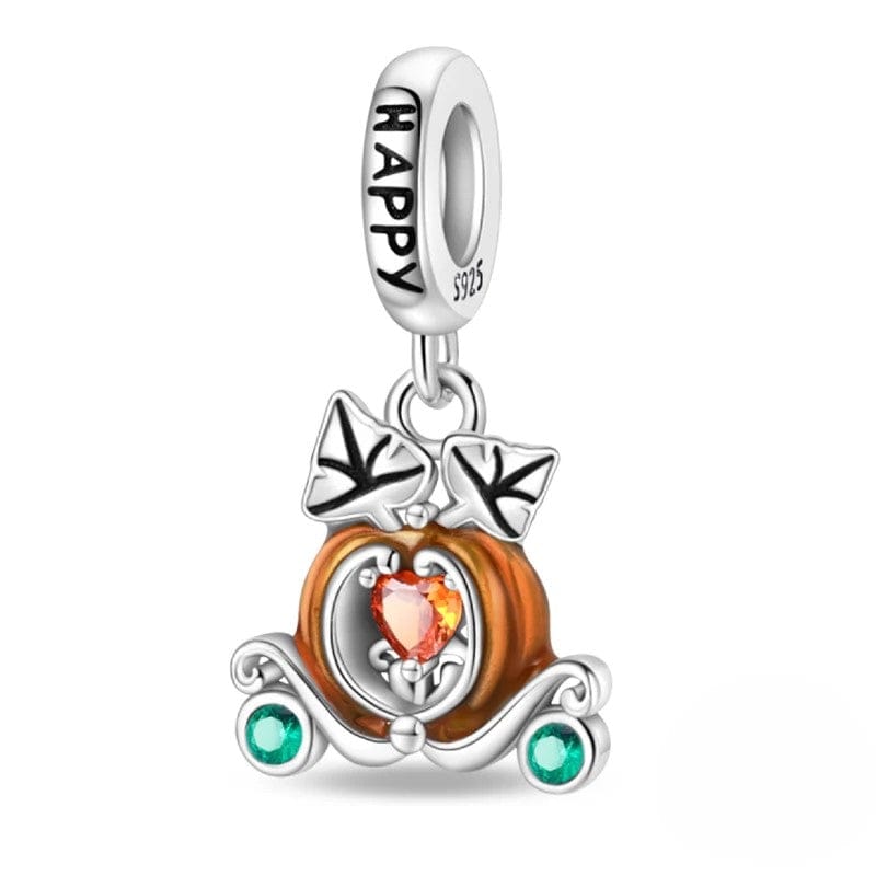 Happy Fairytale Pumpkin Carriage Charm