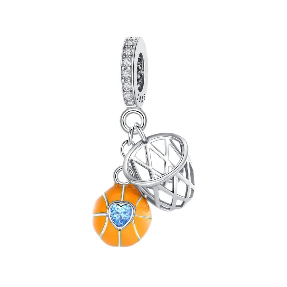 Hoops of Love Basketball Charm