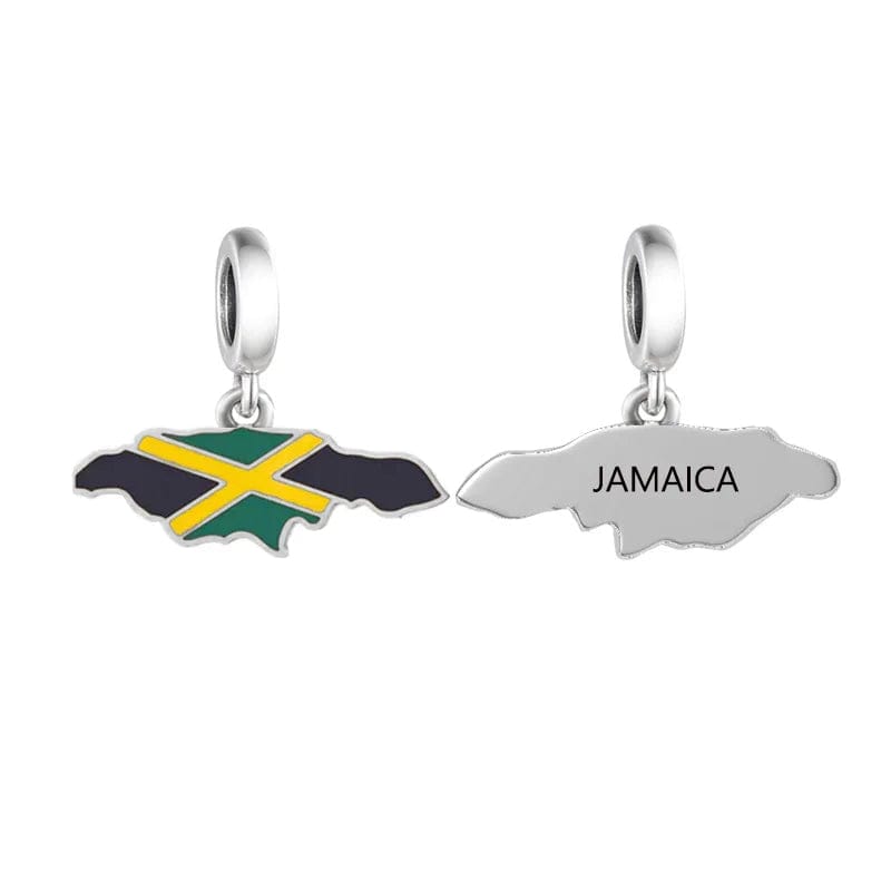 Jamaica Map Dangle Charm