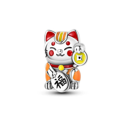 Lucky Maneki-Neko Charm