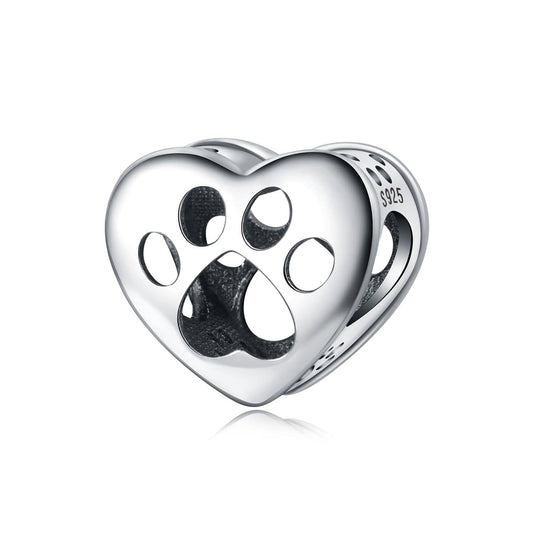 Paw Heart Charm