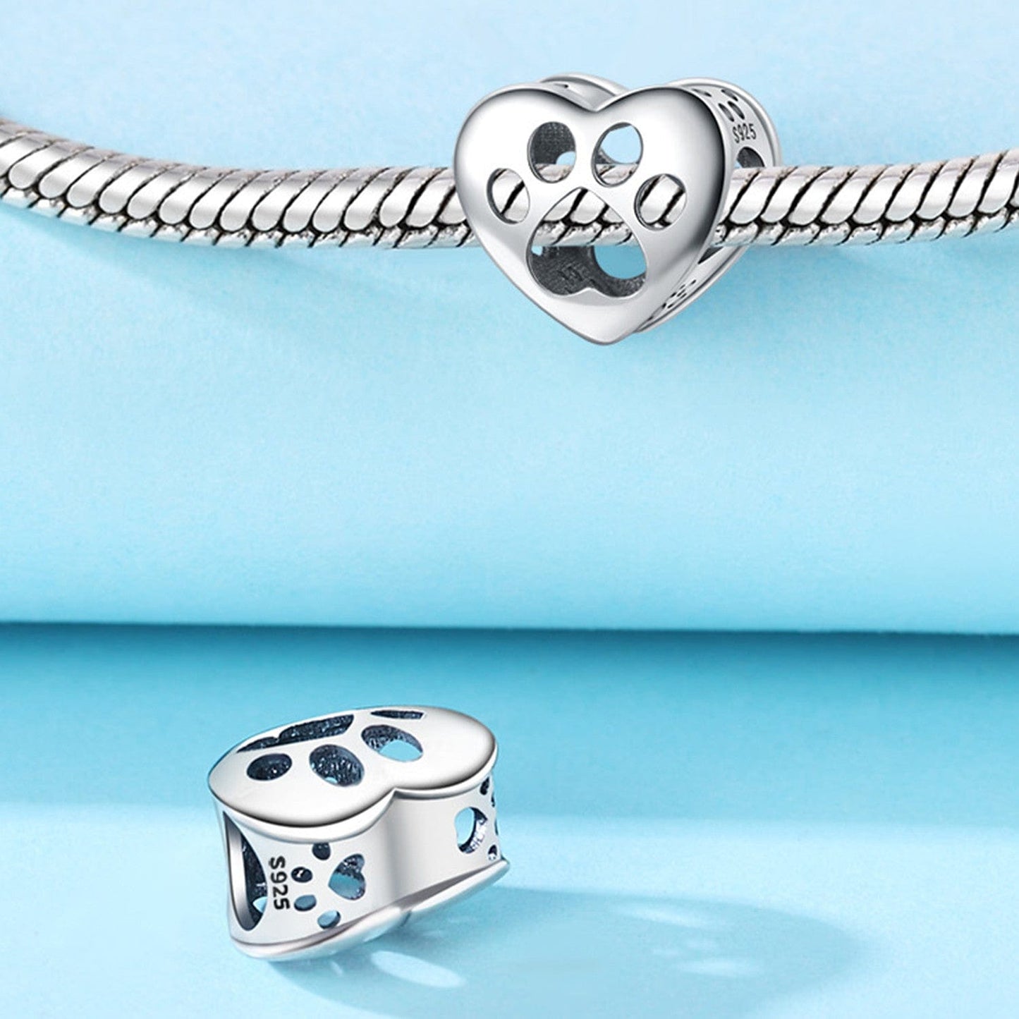 Paw Heart Charm