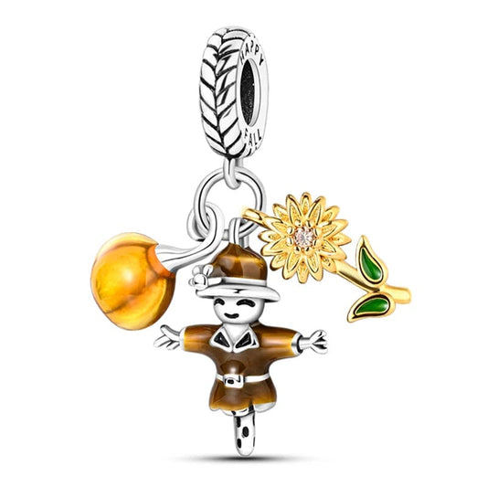 Scarecrow Triple Dangle Charm