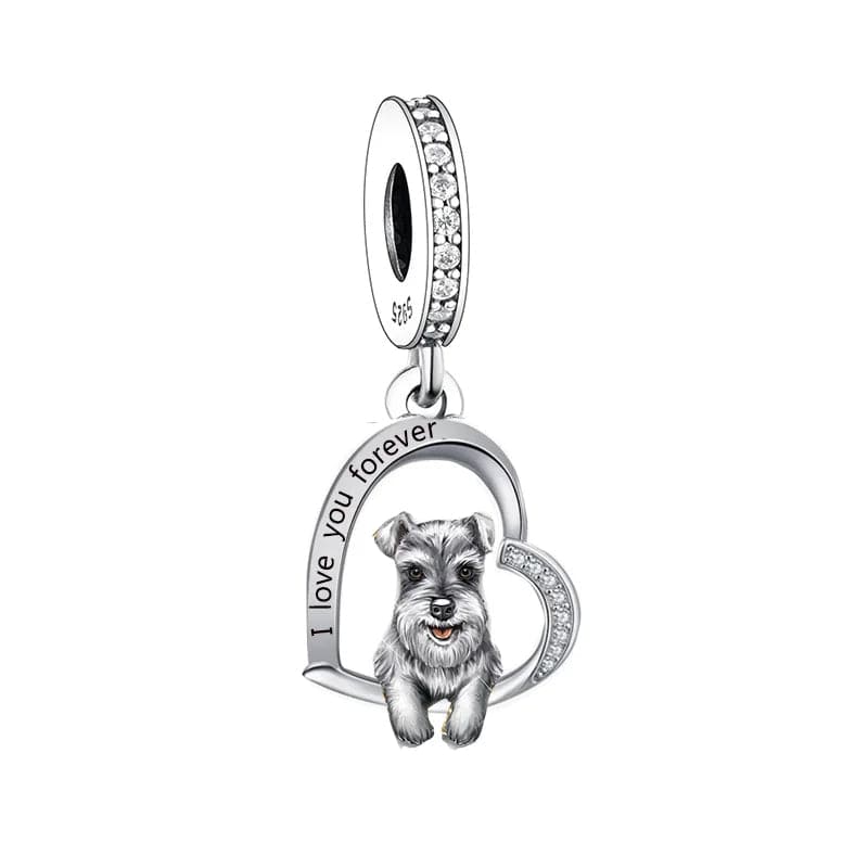 Schnauzer Dog Charm