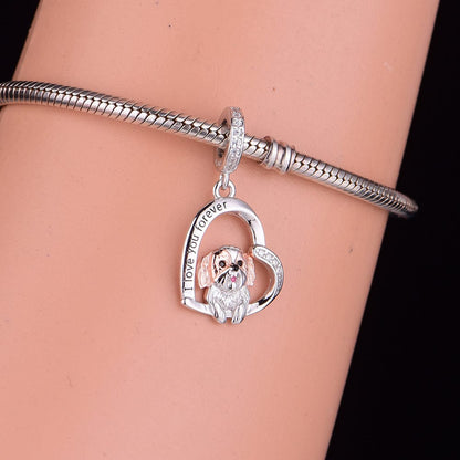 Shih Tzu Dangle Dog Charm