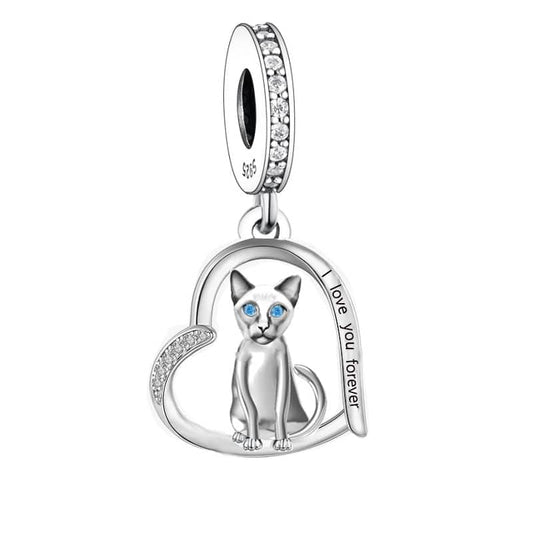 Siamese Cat Dangle Charm