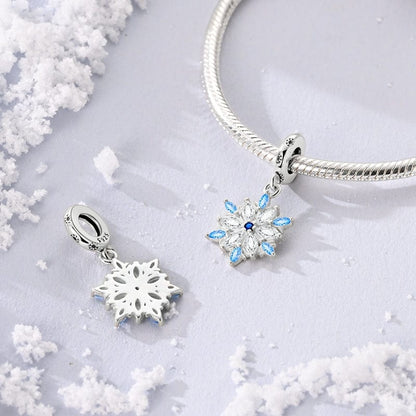 Sparkling Winter Snowflake Charm