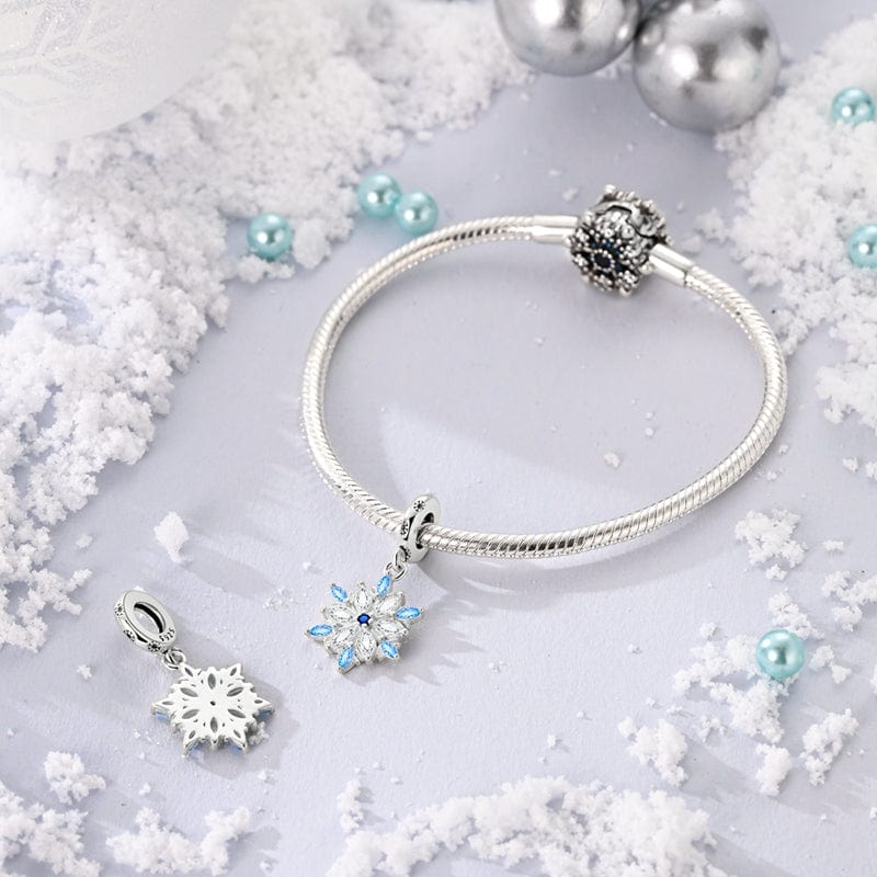 Sparkling Winter Snowflake Charm