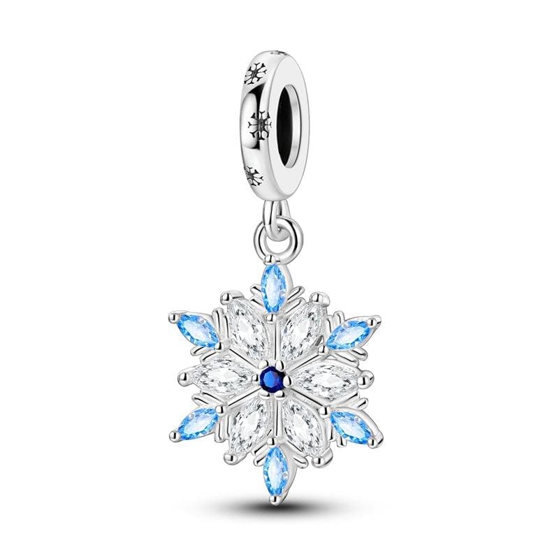 Sparkling Winter Snowflake Charm