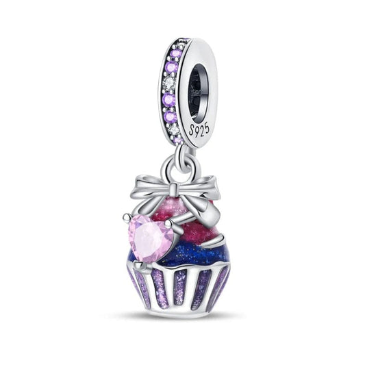 Sweet Cupcake Dangle Charm