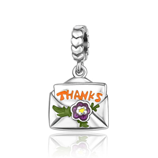 Thanksgiving Gratitude Letter Charm – "Thanks"