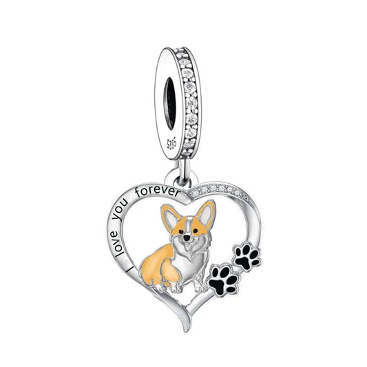 Welsh Corgi Dog Charm