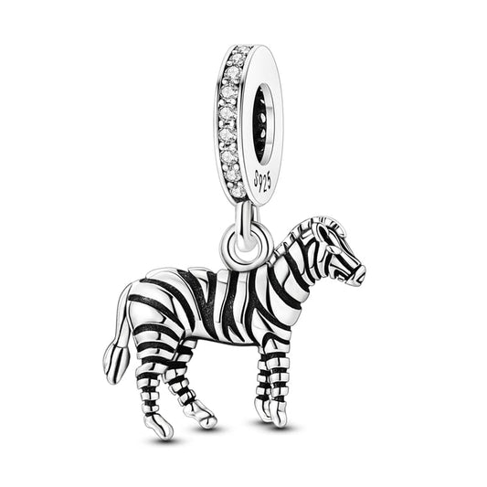 Zebra Dangle Charm