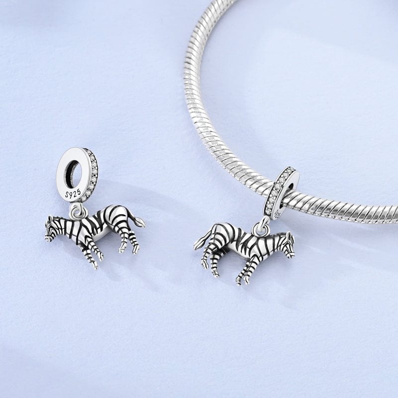 Zebra Dangle Charm